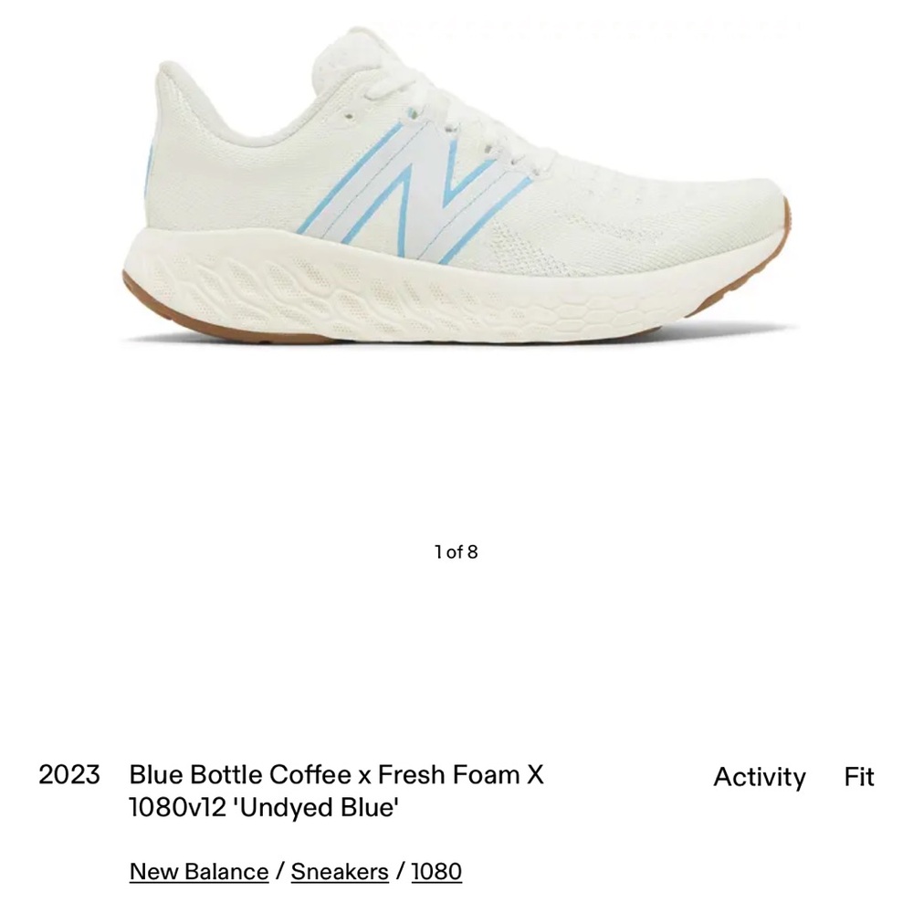 NWT New Balance x Blue Bottle Coffee Fresh Foam X Sneakers